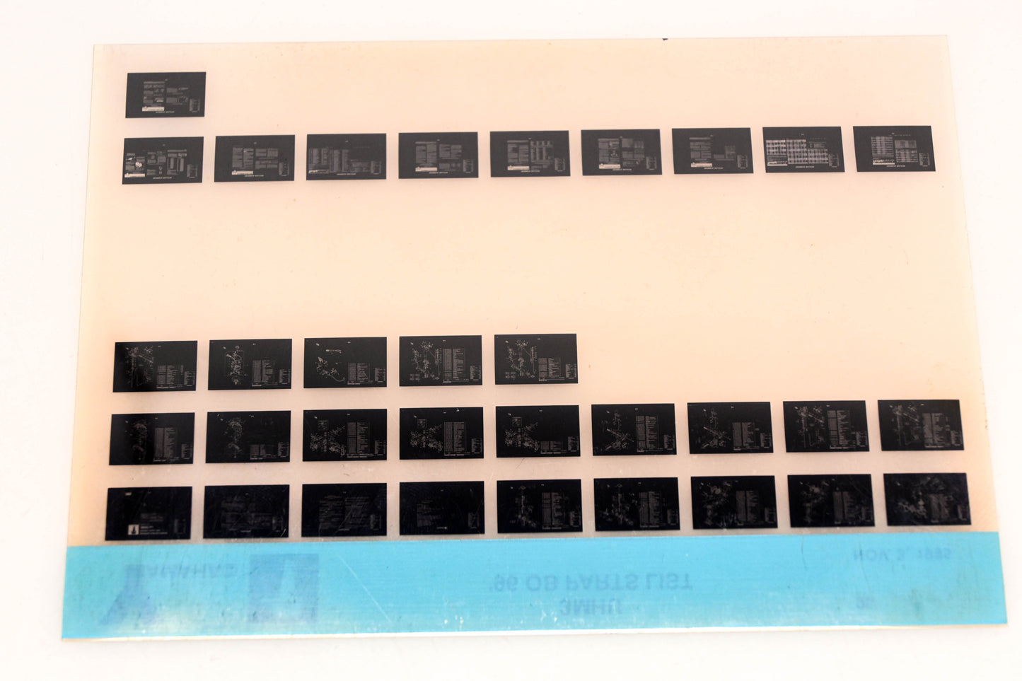 OEM Yamaha YN021-52 1996 3MHU Outboard Parts List Microfiche