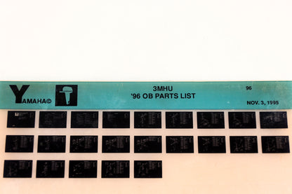 OEM Yamaha YN021-52 1996 3MHU Outboard Parts List Microfiche