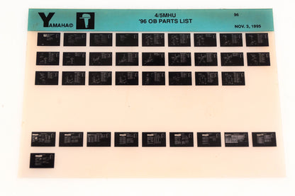 OEM Yamaha YN021-53 1996 4/5MHU Outboard Parts List Microfiche