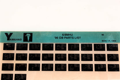 OEM Yamaha YN021-54 1996 6/8MHU Outboard Parts List Microfiche