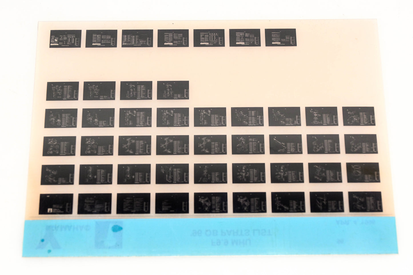 OEM Yamaha YN021-57 1996 F9.9 MHU Outboard Parts List Microfiche