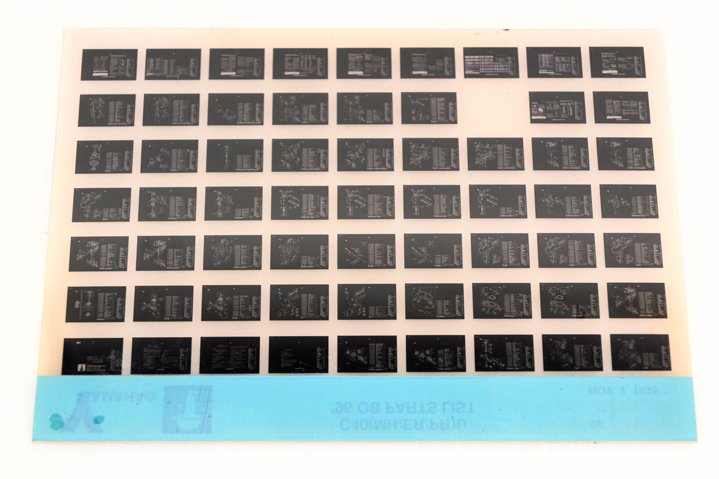 OEM Yamaha YN021-62 1996 C40(MH/ER/PR)U Outboard Parts List Microfiche