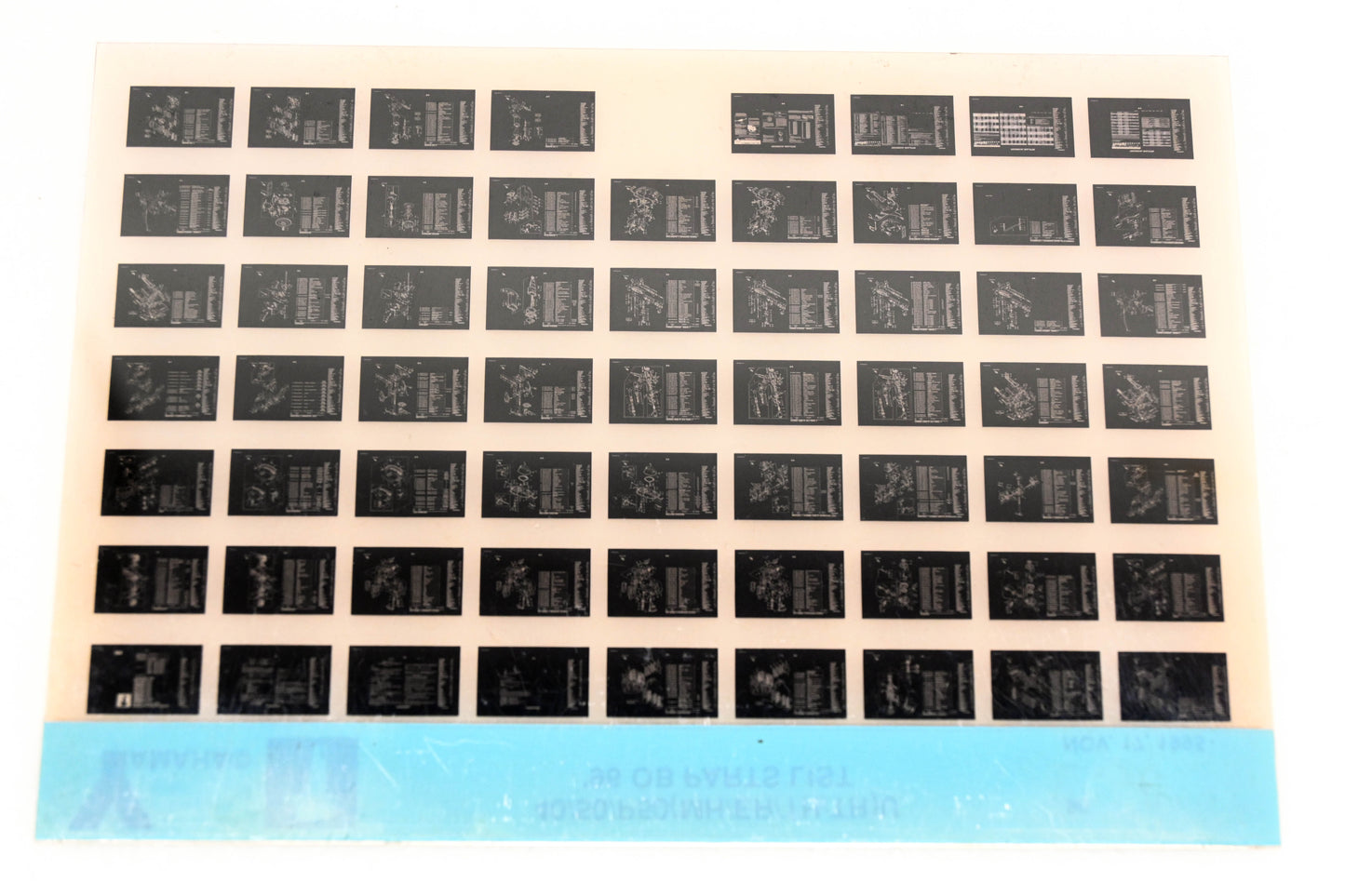 OEM Yamaha YN021-63 1996 40/50/P50(MH/ER/TH/TR)U Outboard Parts List Microfiche