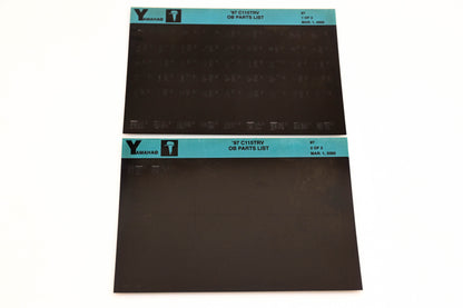 OEM Yamaha YN008-37 1997 C115TRV Outboard Parts List Microfiche Lot