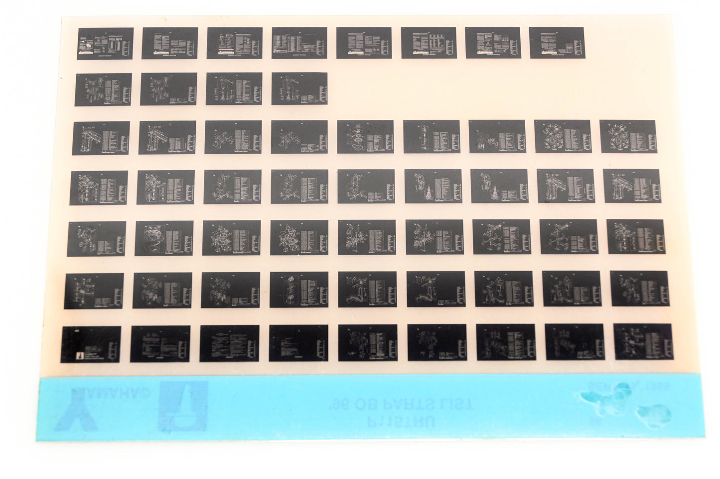 OEM Yamaha YN008-38 1996 P115TRU Outboard Parts List Microfiche