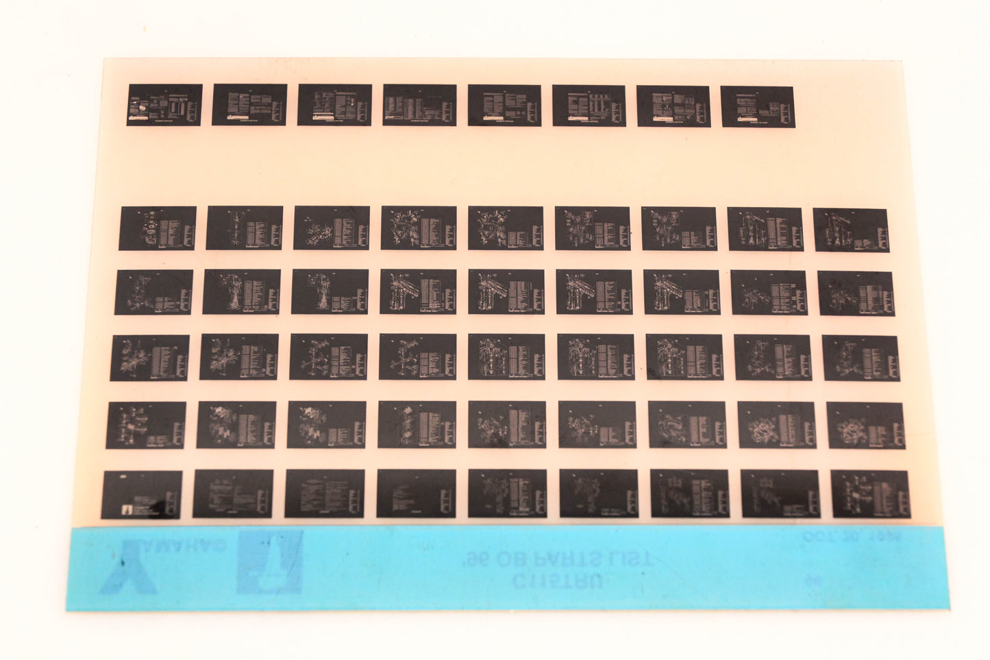 OEM Yamaha YN008-40 1996 C115TRU Outboard Parts List Microfiche