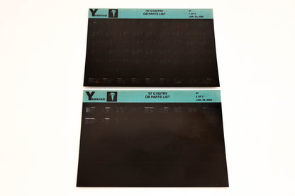 OEM Yamaha YN008-41 1997 C150TRV Outboard Parts List Microfiche Lot
