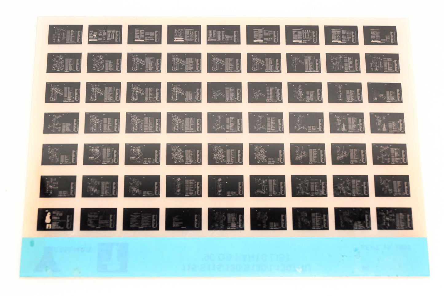 OEM Yamaha YN008-42 1996 115/S115/130/S130/L130TRU Outboard Parts List Microfiche