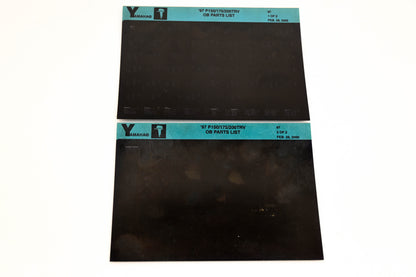 OEM Yamaha YN008-43 1997 P150/175/200TRV Outboard Parts List Microfiche Lot