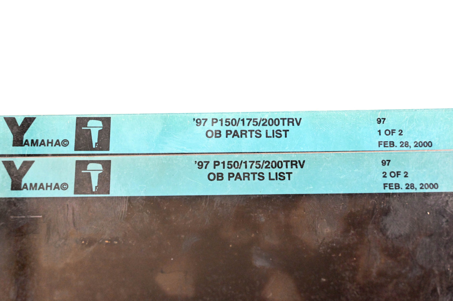 OEM Yamaha YN008-43 1997 P150/175/200TRV Outboard Parts List Microfiche Lot