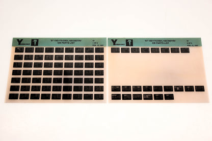 OEM Yamaha YN008-45 1997 150/175/200/L150/200TRV Outboard Parts List Microfiche Lot
