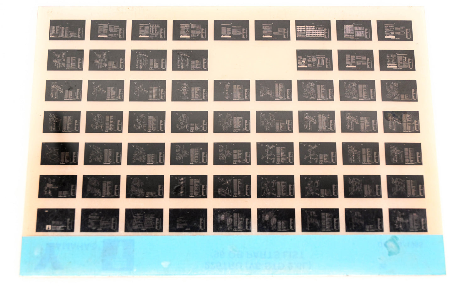 OEM Yamaha YN008-47 1996 225TRU (V6-STD 2.6L) Outboard Parts List Microfiche