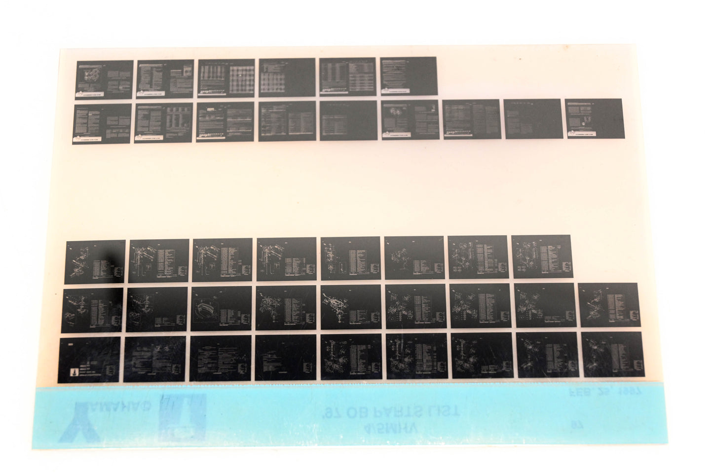OEM Yamaha YN008-50 1997 4/5MHV Outboard Parts List Microfiche