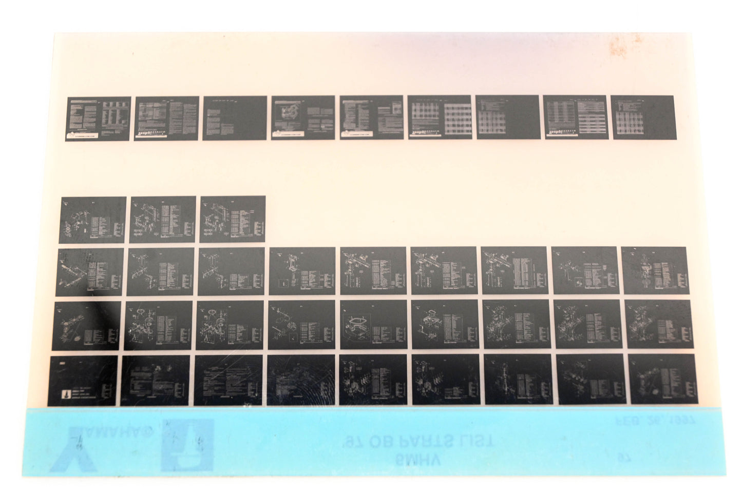 OEM Yamaha YN008-51 1997 6MHV Outboard Parts List Microfiche