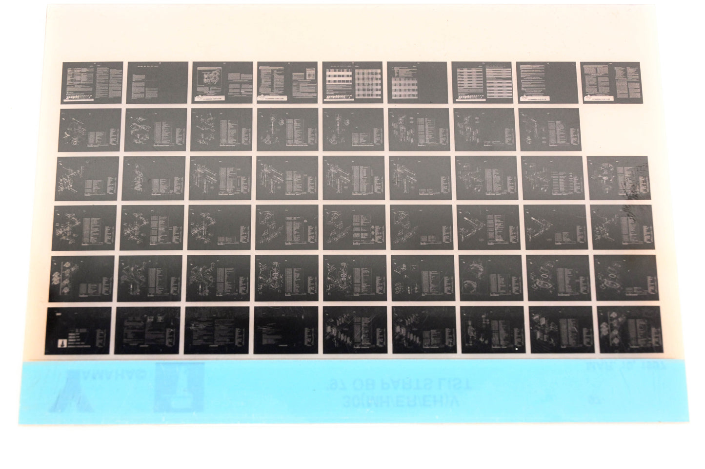 OEM Yamaha YN008-59 199*7 30(MH/ER/EH)V Outboard Parts List Microfiche