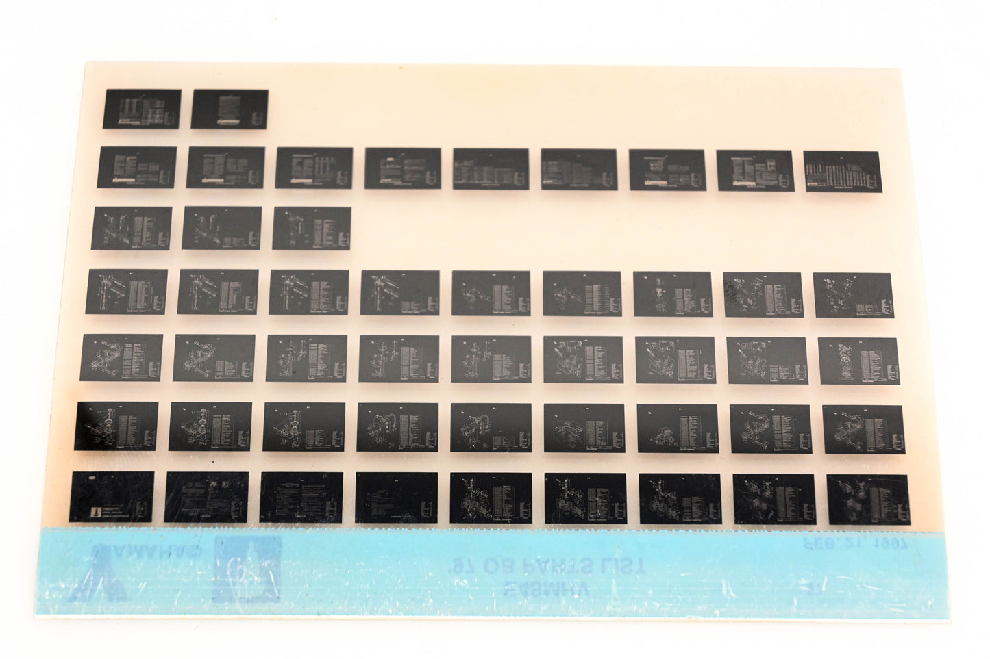 OEM Yamaha YN008-63 1997 E48MHV Outboard Parts List Microfiche