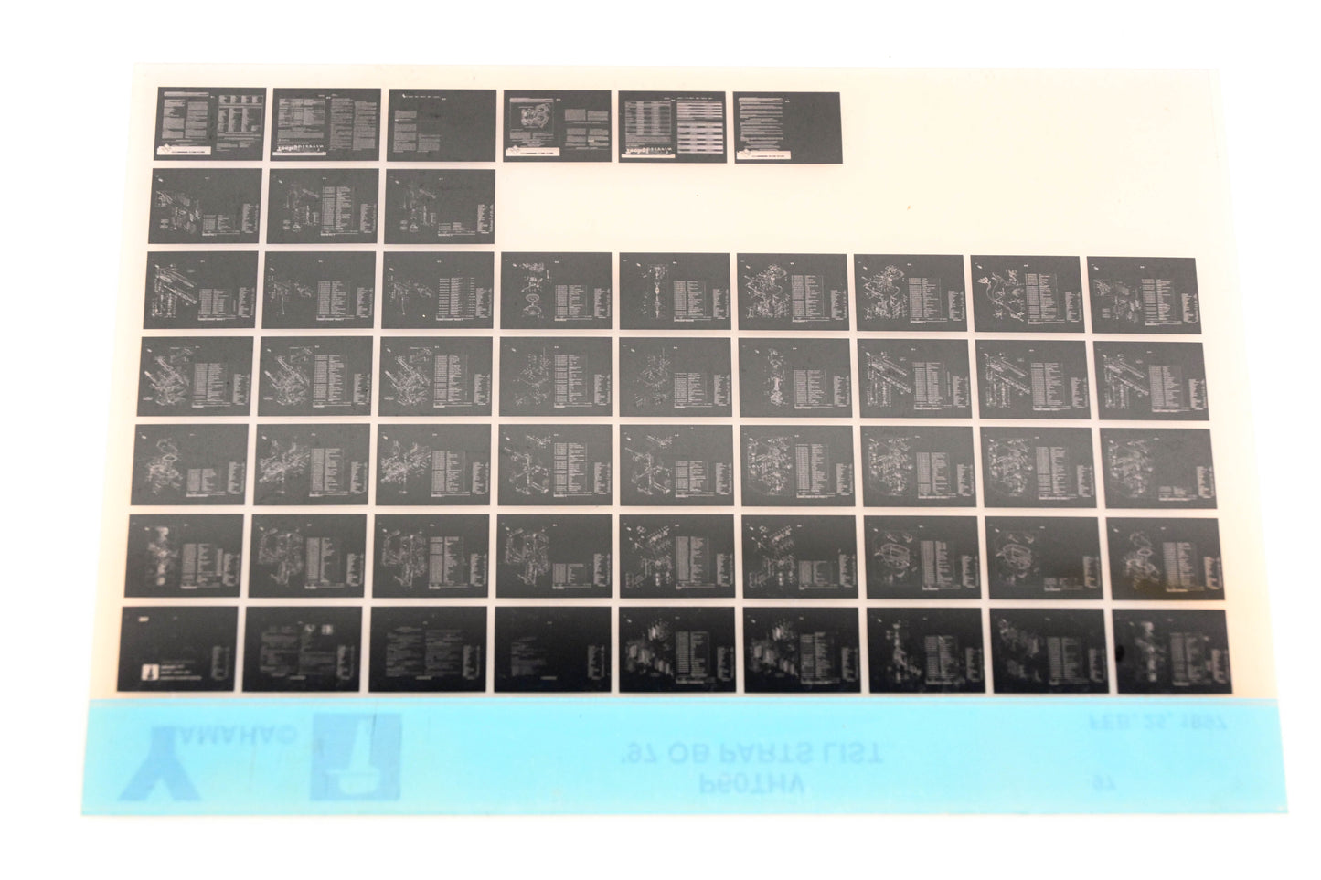 OEM Yamaha YN008-66 1997 P60THV Outboard Parts List Microfiche