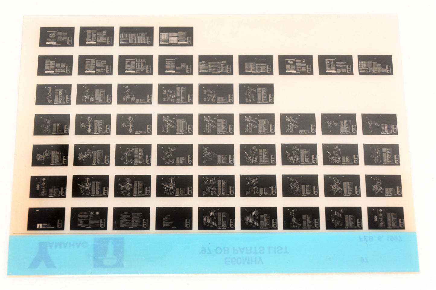 OEM Yamaha YN008-67 1997 E60MHV Outboard Parts List Microfiche