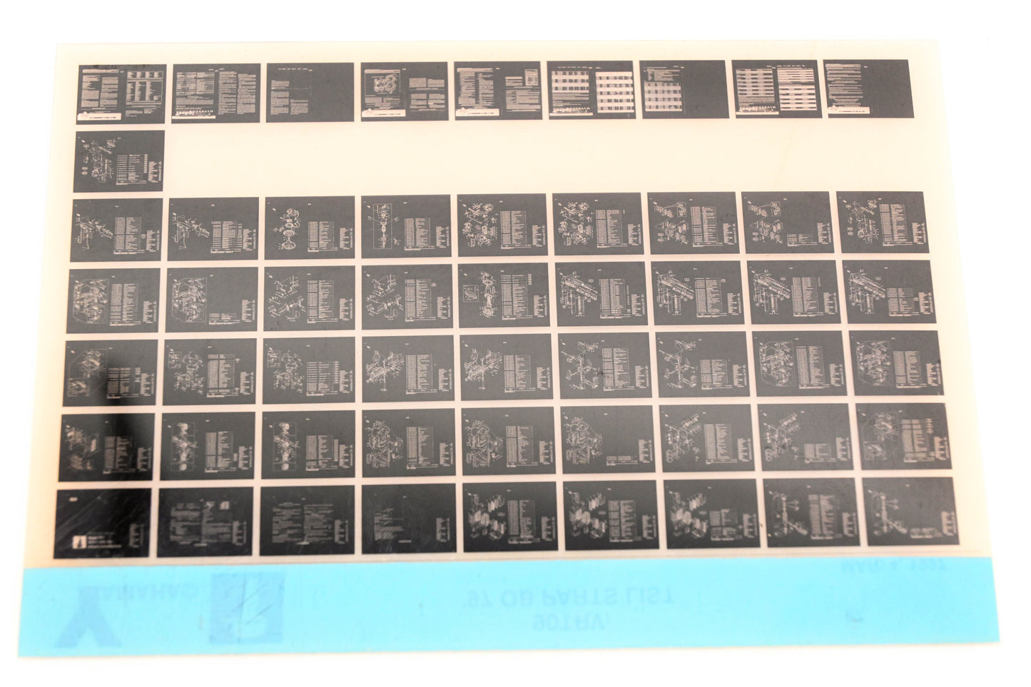 OEM Yamaha YN008-73 1997 90TRV Outboard Parts List Microfiche