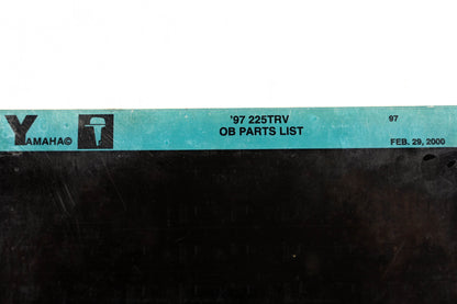 OEM Yamaha YN008-76 1997 225TRV Outboard Parts List Microfiche