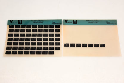 OEM Yamaha YN020-15 1998 F50TH/R/T50TRW Outboard Parts List Microfiche Lot