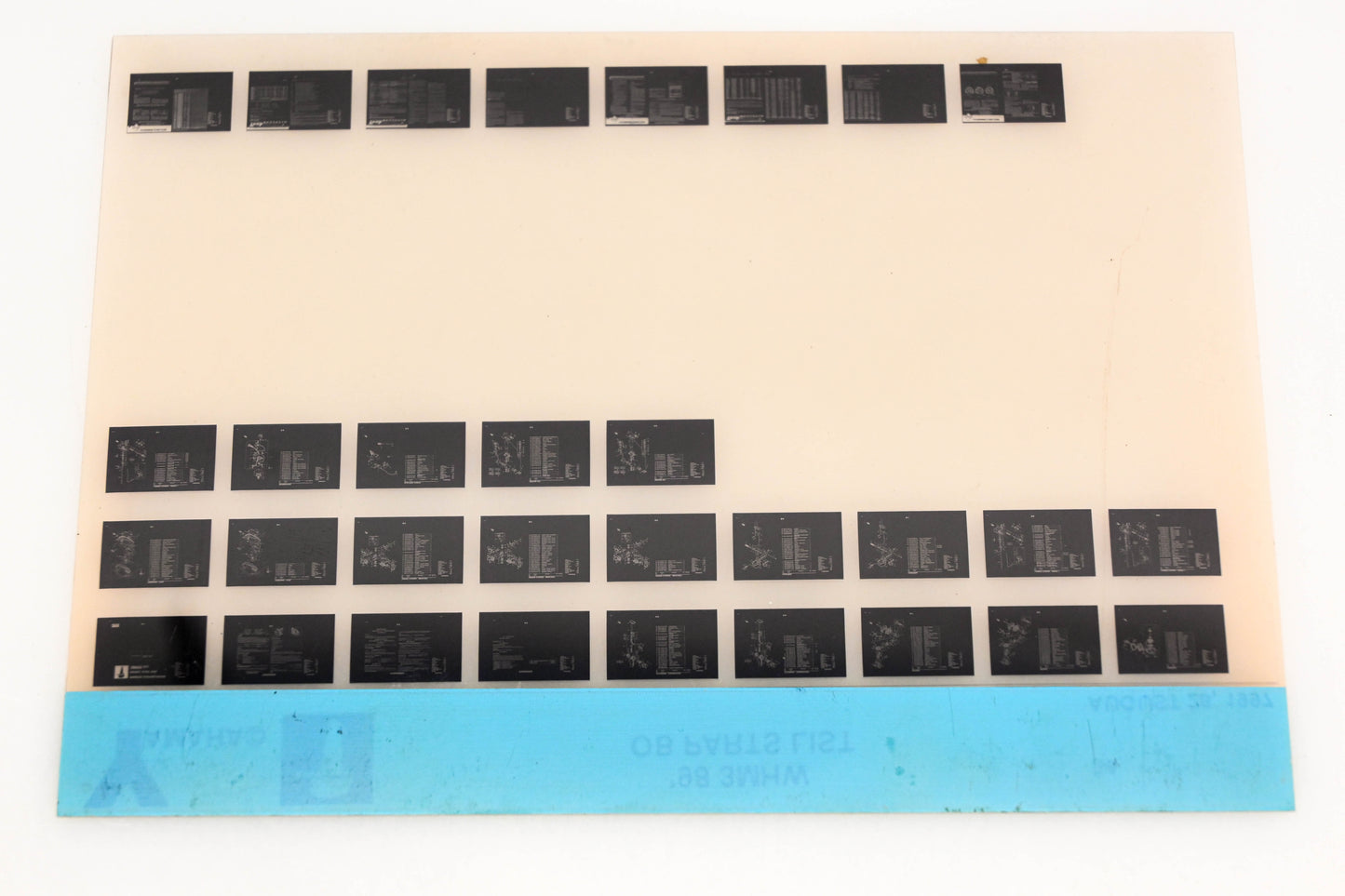OEM Yamaha YN020-18 1998 3MHW Outboard Parts List Microfiche