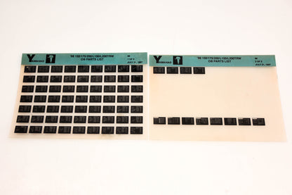 OEM Yamaha YN020-19 1998 150/175/200/L150/L200TRW Parts List Microfiche Lot