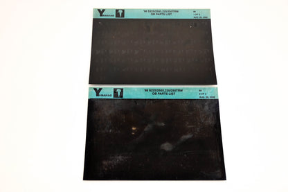 OEM Yamaha YN020-21 1998 S225/250L225/250TRW Parts List Microfiche Lot