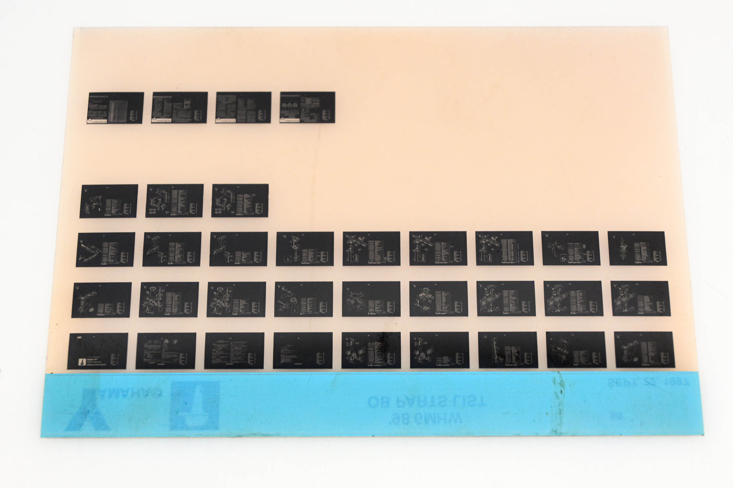 OEM Yamaha YN020-22 1998 6MHW Outboard Parts List Microfiche