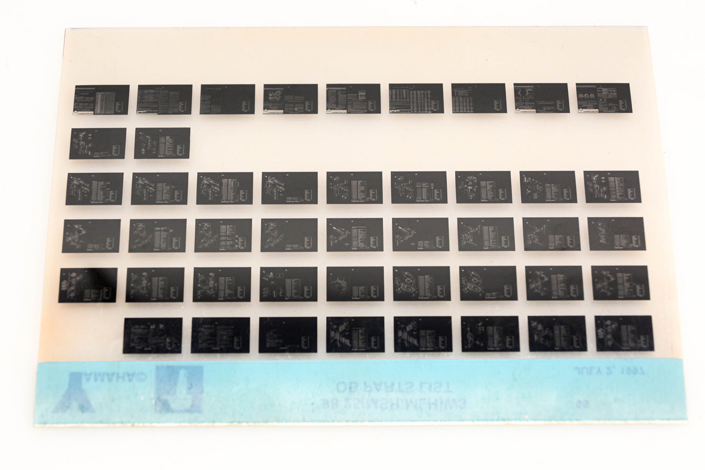OEM Yamaha YN020-28 1998 25(MSH/MLH)W3 Outboard Parts List Microfiche