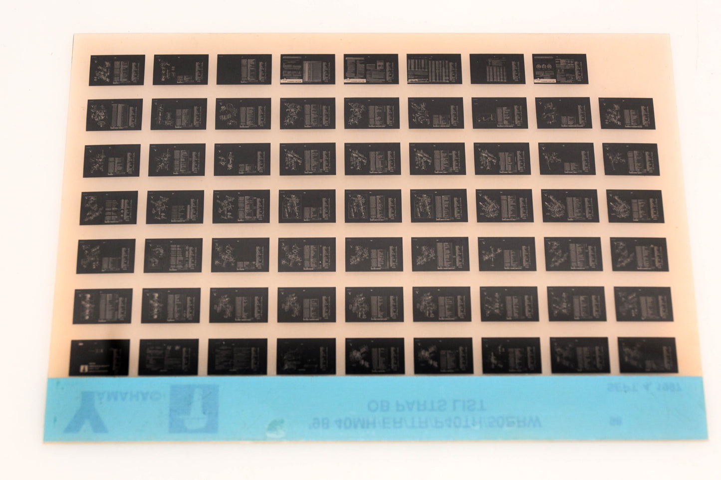 OEM Yamaha YN020-33 1998 40MH/ER/TR/P40TH/50ERW Outboard Parts List Microfiche