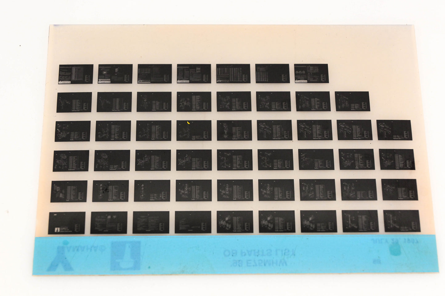 OEM Yamaha YN020-41 1998 E75MHW Outboard Parts List Microfiche