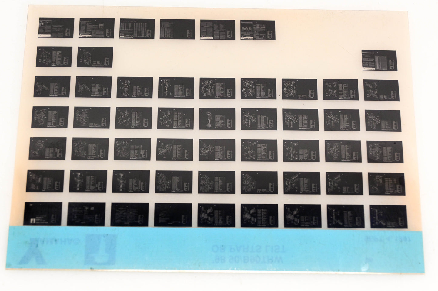 OEM Yamaha YN020-45 1998 90/B90TRW Outboard Parts List Microfiche