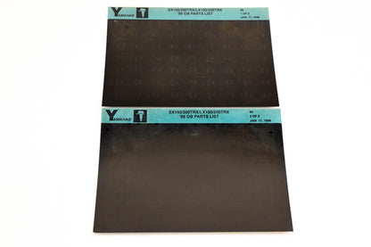 OEM Yamaha YN020-56 1999 SX150/200TRX/L150/200TRX Parts List Microfiche Lot