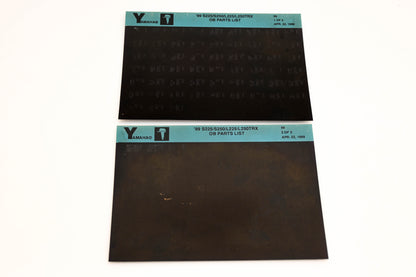 OEM Yamaha YN020-59 1999 S225/S250/L225/L250TRX Outboard Parts List Microfiche Lot
