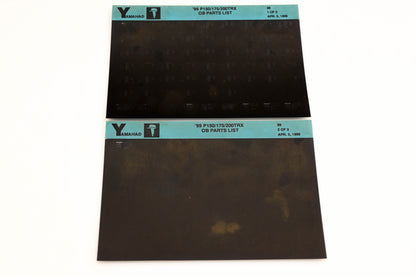 OEM Yamaha YN020-62 1999 P150/175/200TRX Outboard Parts List Microfiche Lot