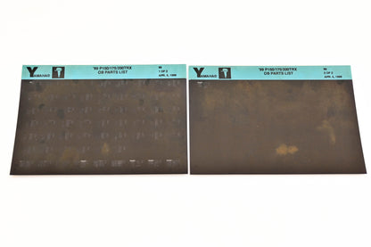 OEM Yamaha YN020-62 1999 P150/175/200TRX Outboard Parts List Microfiche Lot