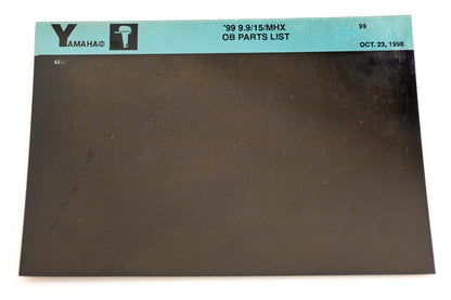 OEM Yamaha YN020-66 1999 9.9/15/MHX Outboard Parts List Microfiche