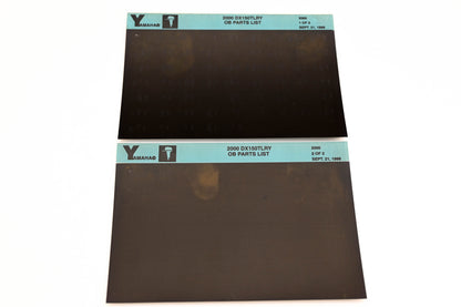 OEM Yamaha YR009-25 2000 DX150TLRY Outboard Parts List Microfiche Lot