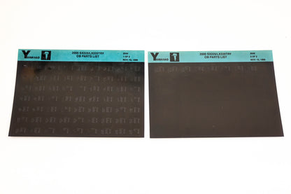 OEM Yamaha YR009-27 2000 SX225/LX225TRY Outboard Parts List Microfiche Lot