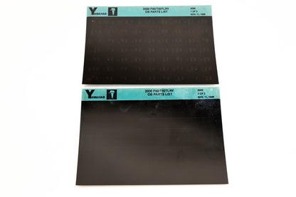 OEM Yamaha YR009-28 2000 F50/T50TLRY Outboard Parts List Microfiche Lot