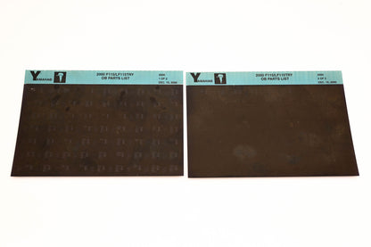 OEM Yamaha YR009-31 2000 F115/LF115TRY Outboard Parts List Microfiche Lot