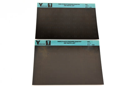 OEM Yamaha YR009-34 2000 Z150/LZ150/Z200/LZ200TRY Parts List Microfiche Lot