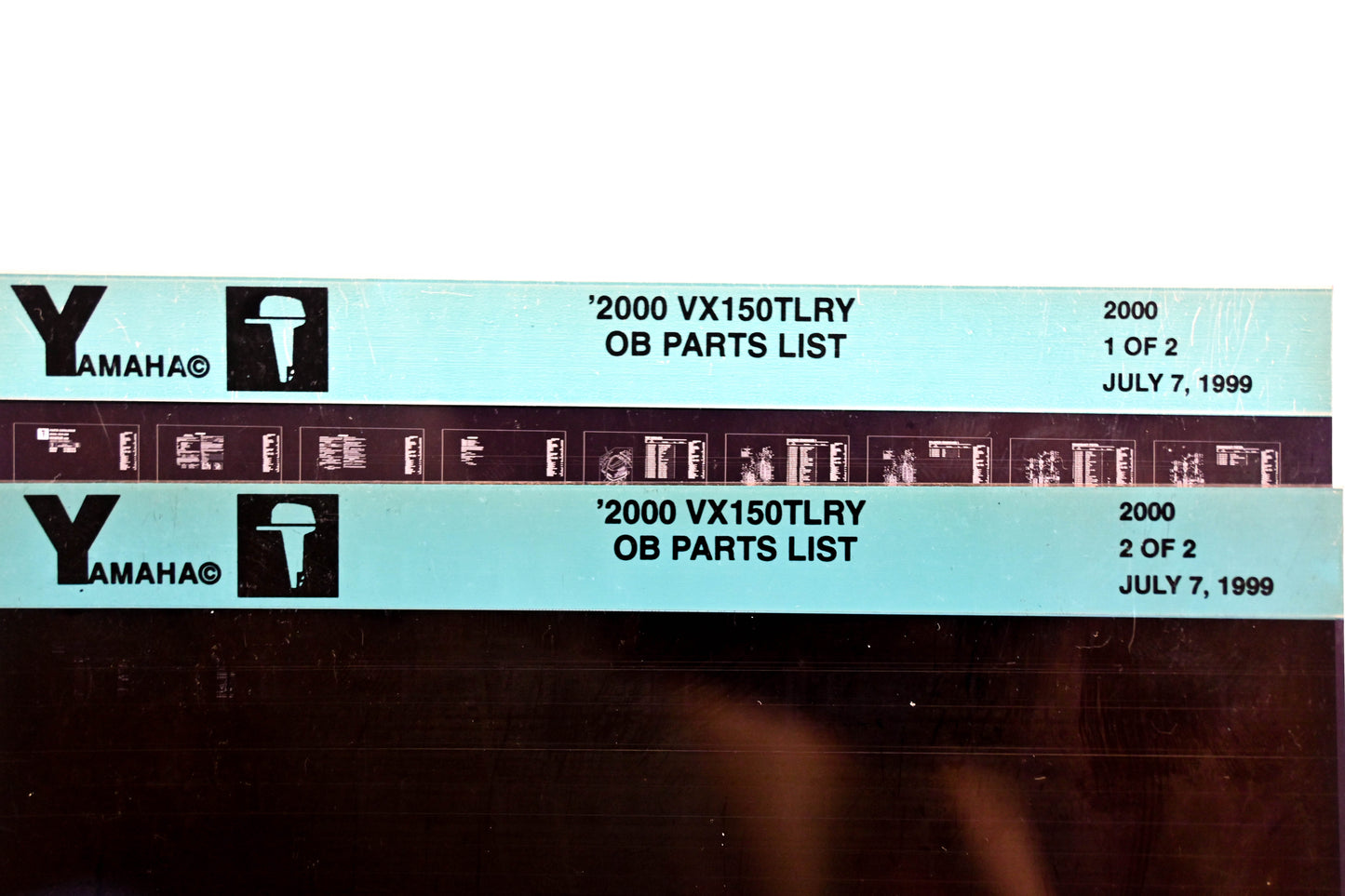 OEM Yamaha YR009-35 2000 VX150TLRY Outboard Parts List Microfiche Lot