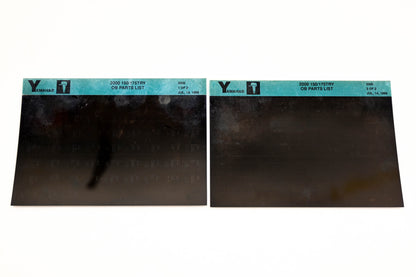 OEM Yamaha YR009-37 2000 150/175TRY Outboard Parts List Microfiche Lot