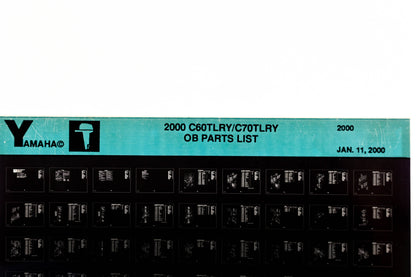 OEM Yamaha YR009-47 2000 C60TLRY/C70TLRY Outboard Parts List Microfiche