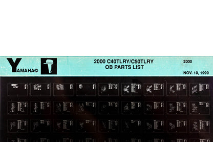 OEM Yamaha YR009-54 2000 C40TLRY/C50TLRY Outboard Parts List Microfiche