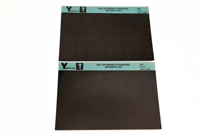 OEM Yamaha YR009-55 2001 SX150/200/LX150/200TRZ Parts List Microfiche Lot