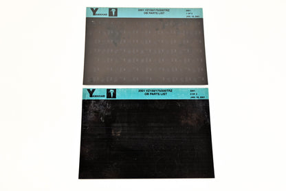 OEM Yamaha YR009-57 2001 VZ150/175/200TRZ Outboard Parts List Microfiche Lot