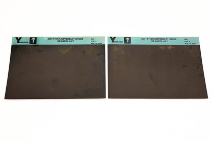 OEM Yamaha YR009-60 2001 F115TLRZ/TXRZ/LF115TXRZ Parts List Microfiche Lot